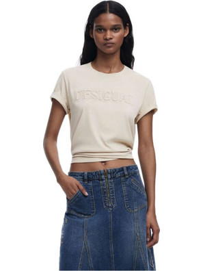 DESIGUAL 25SWTK17/1001 T-shirt ΜΠΕΖ