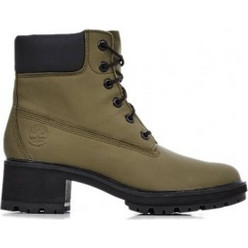 Timberland Kinsley 6'' Γυναικεία Αρβυλάκια Suede Πράσινα με Χοντρό Χαμηλό Τακούνι TB0A437T3271