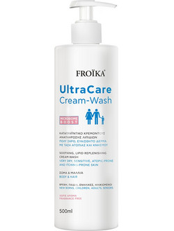 Froika UltraCare Cream-Wash Κρεμώδες Αφρόλουτρο για Ευαίσθητο Δέρμα 500ml