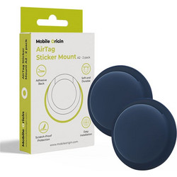 Mobile Origin Airtag Sticker Mount A2 Αυτοκόλλητη Θήκη 2-Pack Blue