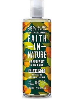 Faith In Nature Grapefruit & Orange Φυτικό Σαμπουάν για Λιπαρά Μαλλιά 400ml