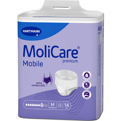 Hartmann MoliCare Premium Mobile Medium Πάνες Βρακάκι Ακράτειας 8 Σταγόνες 14τμχ