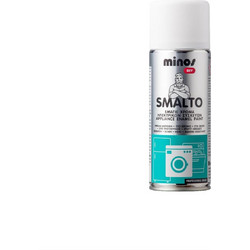 Minos Smalto Σπρέι Βαφής Σμάλτο Λευκό Gloss 400ml