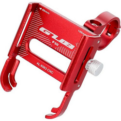 GUB Βάση Στήριξης Ποδηλάτου για Κινητό 4" - 6.8" Aluminum Handlebar Bike Mount - Κόκκινο (P30)