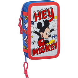 Safta Disney Mickey Κασετίνα με 2 Θήκες Πολύχρωμη 412014854