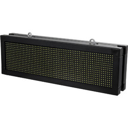 GLOBOSTAR(R) DISPLAY 90316 Κυλιόμενη Ψηφιακή Επιγραφή Διπλής Όψης 64x16cm P10 64x16 Pixel LED 100W AC 220-240V Αδιάβροχο IP65 Ψυχρό Λευκό 6000K - WiFi Control μέσω FK APP - Αισθητήρας Θερμοκρασίας & Υ