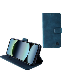 Lime Essential Magnet Book Stand Clip Wallet Dark Blue 6.67" (Xiaomi Redmi Note 14S)