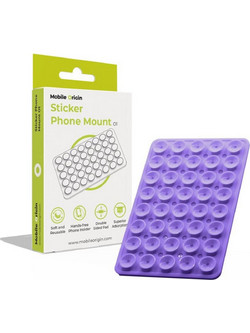 Mobile Origin Sticker Phone Mount O1 MO-SPM-PUR Βάση Κινητού με Βεντούζα Μωβ