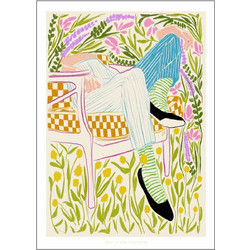 Poster 50x70 Quiet in the Garden 2 - POSTER & FRAME