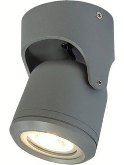 Σποτ Οροφής Εξωτερικού Χώρου Γκρι 1xGU10 CRESCENT - IT-LIGHTING