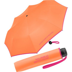 Benetton 56312 Πορτοκαλί Χειροκίνητη Ομπρέλα Βροχής