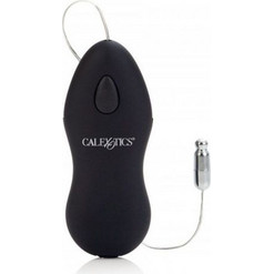 CalExotics Whisper Micro Heated Bullet Δονητής Bullet για Ζευγάρια με Τηλεχειριστήριο 3cm Ασημί
