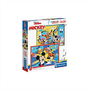 Παιδικό Puzzle Clementoni Disney Junior Mickey 2x20 Κομμάτια