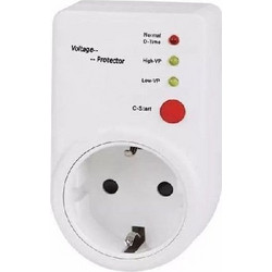 Intelligent Voltage Protector Μονή Πρίζα με Προστασία από υπέρταση για ηλεκτρονικές συσκευές 901015 OEM