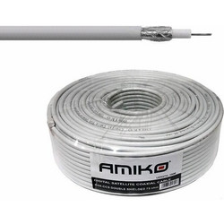 Amiko Καλώδιο RG6 100M Συσκευασία Νάιλον - (AMIKO.RG6)