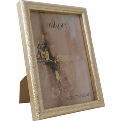 Ankor Κορνίζα Πλαστική 20x25cm Χρυσή με Σαγρέ Όψη (11520-8)