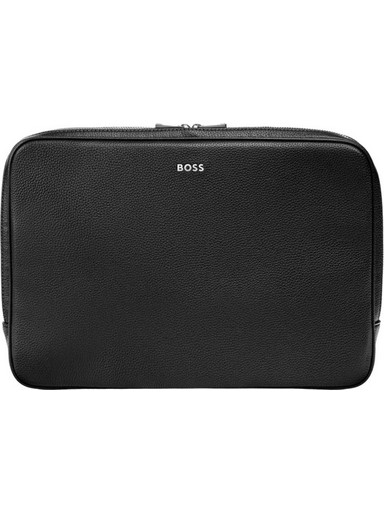 Hugo Boss Classic Grained Laptop Document Bag Black HTL518A