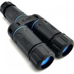Techly Professional IWP-Md C6-IP68T2 - Αδιάβροχο Coupler Cat.6 RJ45 1F/2F IP68