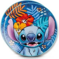 Stitch Σετ 2 Πορτοκαλι Πιατων Επιδορπιου Set of 2 Orange Dessert Plates