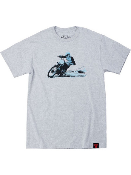 Biltwell Μπλούζα Κοντομάνικη Roost γκρι | T-shirt sporty grey
