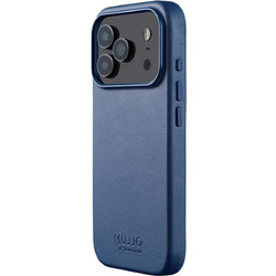 Θήκη iPhone 18 Pro / 17 Pro MUJJO by Troubadour Full Leather Case Δερμάτινη με MagSafe - Monaco Blue (MUJJO-CL-061-BL)