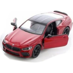 Kinsmart BMW M8 Competition Coupe Pullback Μεταλλικό Αυτοκινητάκι 12cm Κόκκινο
