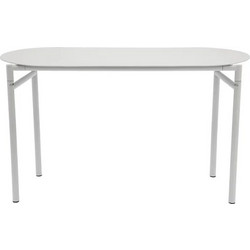 Zone Denmark Πτυσσόμενο Παγκάκι Μεταλλικό 90x33x45 - Disc Soft Grey