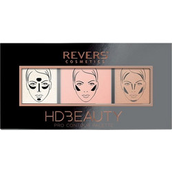 Revers HD Beauty Pro Contour 03 Bronzer & Highlighter Palette