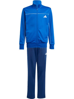 Adidas Παιδικό Σετ Φόρμας Royal Blue Navy Μπλε JX0204