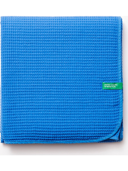 Benetton Rainbow Ριχτάρι Καναπέ Βαμβακερό Μπλε 140x190 - Foam