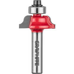 GRAPHITE Μαχαίρι Ρούτερ 8mm στρογγυλό 25.7x9.7mm 56H238