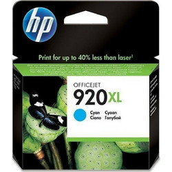 HP 920XL Cyan Μελάνι Εκτυπωτή Inkjet CD972AE
