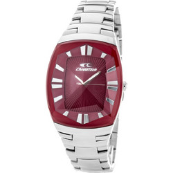 Chronotech Γυναικείο Ρολόι με Ασημί Μεταλλικό Μπρασελέ CT7065L-27M