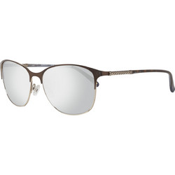 Gant GA8051 49G Γυναικεία Γυαλιά Ηλίου Τετράγωνα Μεταλλικά Μαύρα με Γκρι Polarized Φακό