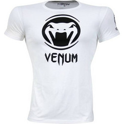 T-SHIRT COBRA Λευκό Με Μαύρο Logo 21125 (H&S)