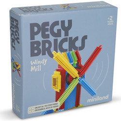 Miniland Παιχνίδι Κατασκευής Pegy Bricks Windy Mill