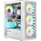 Logic Portos ARGB Midi White Gaming Midi Tower Κουτί Υπολογιστή RGB με Πλαϊνό Παράθυρο