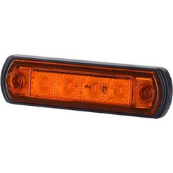ΦΩΣ ΟΓΚΟΥ LD676 12/24V 4LED HORPOL ΠΟΡΤΟΚΑΛΙ (10,5 x 2,5 cm) -1ΤΕΜ