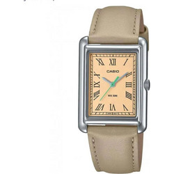 Casio Classic Γυναικείο Ρολόι με Μπεζ Δερμάτινο Λουράκι LTP-B165L-5B