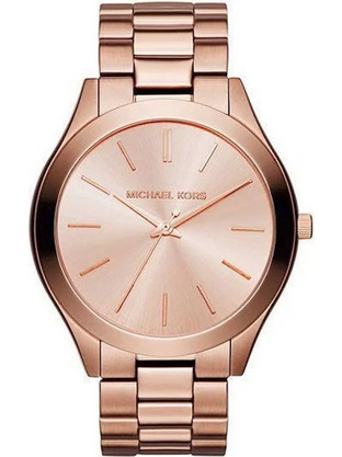 Michael Kors Runway Γυναικείο Ρολόι με Ροζ Χρυσό Μεταλλικό Μπρασελέ MK3205