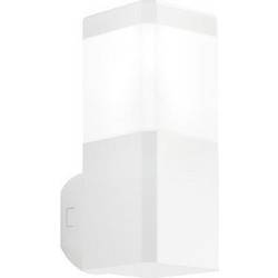 Intec Επιτοίχιο Εξωτερικό Φωτιστικό GU10 10x10x24cm I-FOCUS-Q-AP-BCO 8031414916313