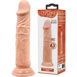 Ρεαλιστικό Ομοίωμα Πέους με Βεντούζα 21cm - Flesh Dildo Real Feel