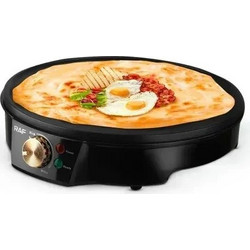 Κρεπιέρα Μαζί Με Σπάτουλα 1200W 31CM RAF R.528 - Μαύρο