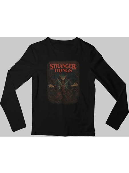 Stranger Things - Will Rises Παιδικό Μακρυμάνικο T-shirt - BLACK