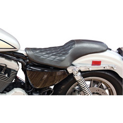 Roland Sands Design - RSD Σέλα διπλή (οδηγού και συνεπιβάτη) για μοτοσυκλέτα Harley-Davidson 04-22 XL Sportster | Roland Sands Design, 2-up Boss seat. Black