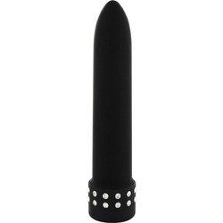 Seven Creations Diamond Silk Bling Δονητής Bullet 13.5cm Μαύρος