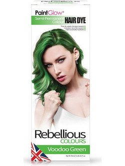 PaintGlow Rebellious Colours Voodoo Green Ημιμόνιμη Βαφή Μαλλιών Χωρίς Αμμωνία 70ml