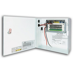 ZTH-1210B-09F Τροφοδοτικό-κατανεμητής για C.C.T.V. κάμερες με λειτουργία back up μπαταρίας (UPS) 12V 8.5A 9 καναλιών (1.2.21) AMARAD