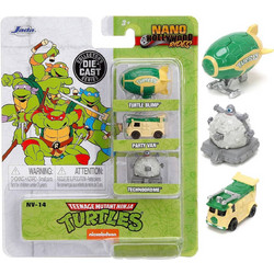 Jada Teenage Mutant Ninja Turtles Metal Nano Cars 4cm Αυτοκινητάκια