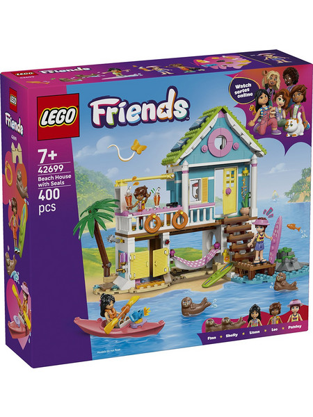 Lego Friends Beach House With Seals για 6+ Ετών 42699